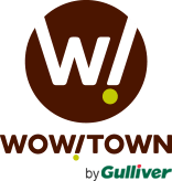 WOW!TOWN（ワオタウン） by ガリバーのロゴ