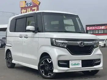 ホンダ Ｎ ＢＯＸ カスタム G L ターボ ホンダセンシング 純ナビ クルコン ETC 温熱席 両側パワスラ