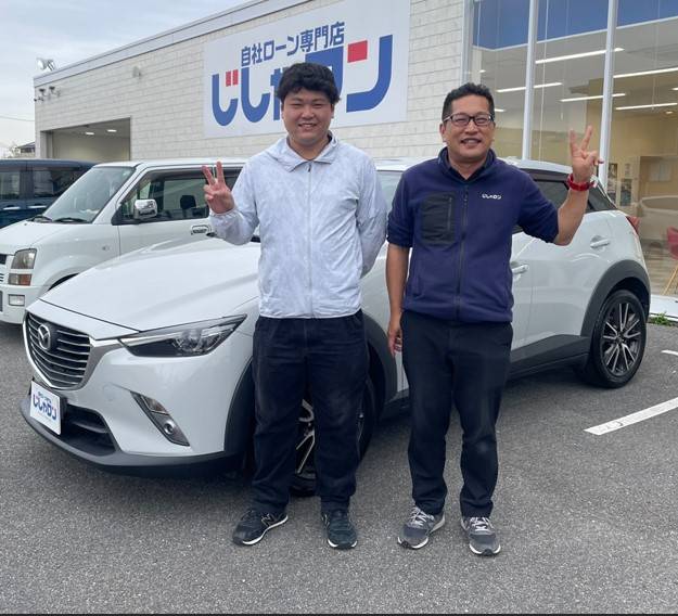 マツダ　CX-3をご納車しました！