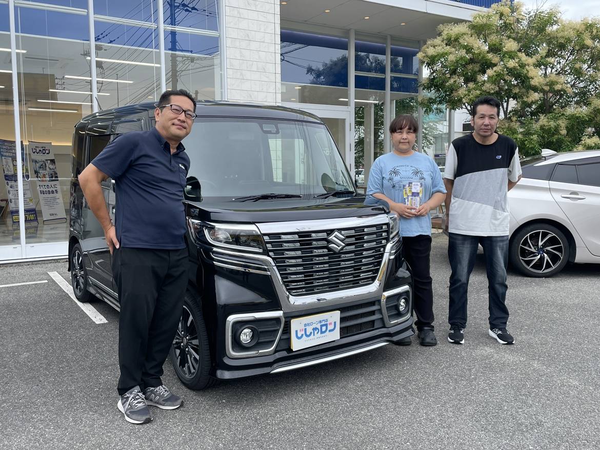 スズキ　スペーシアカスタムをご納車しました！