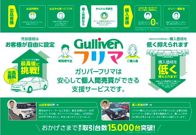 こだわって車を売りたい方に