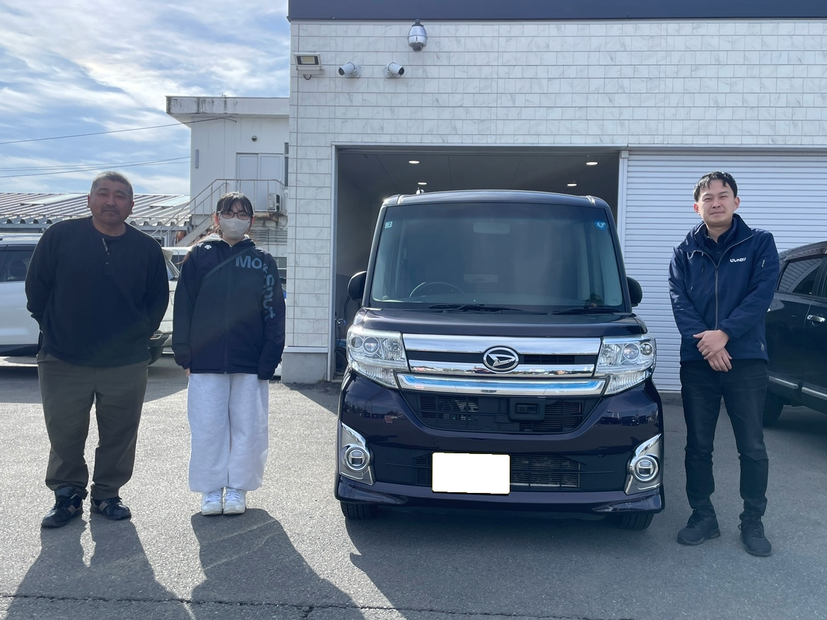 ダイハツ／タントご納車しました！！