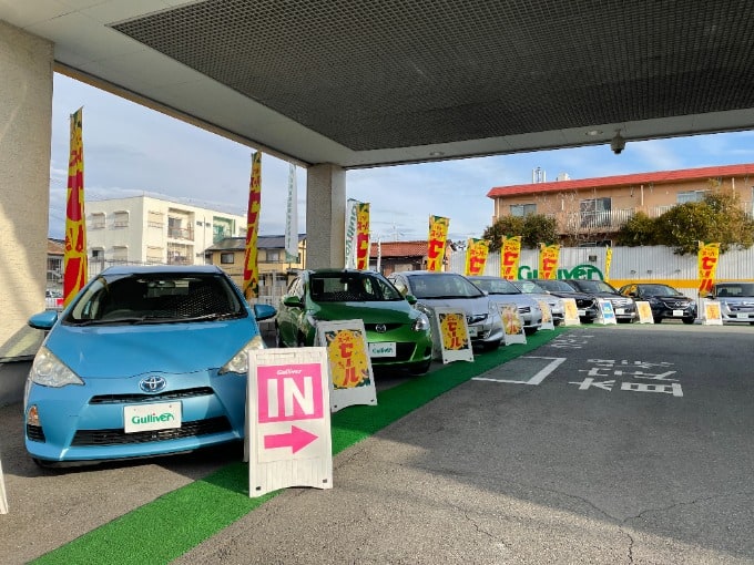 お店のお車の配置をガラッと一転！