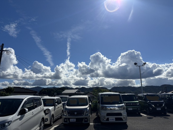 夏らしい空がとてもきれいでした°˖✧