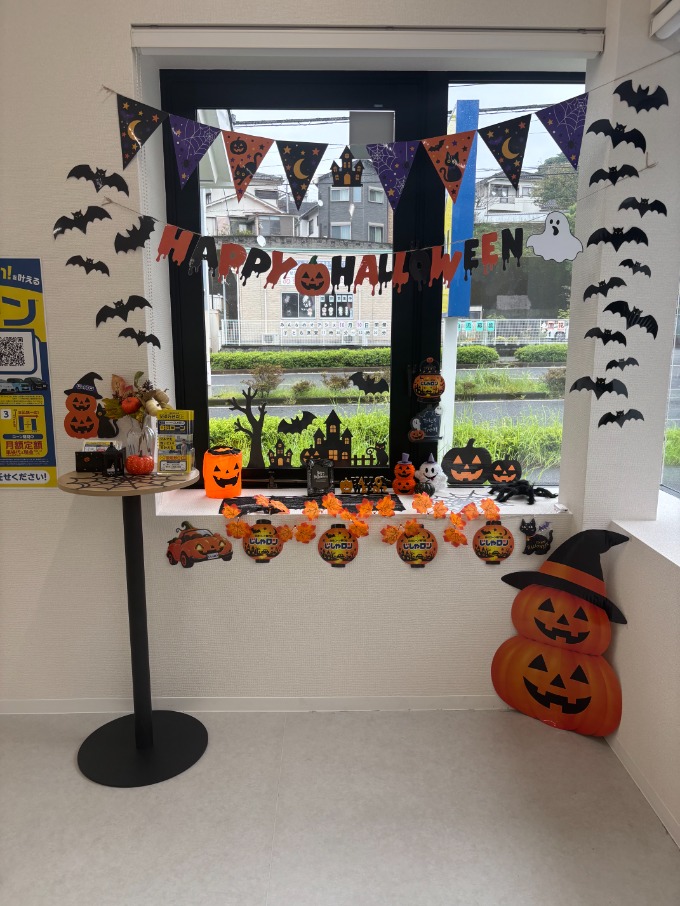 じしゃロン鹿児島店もハロウィン仕様になりました♪♪