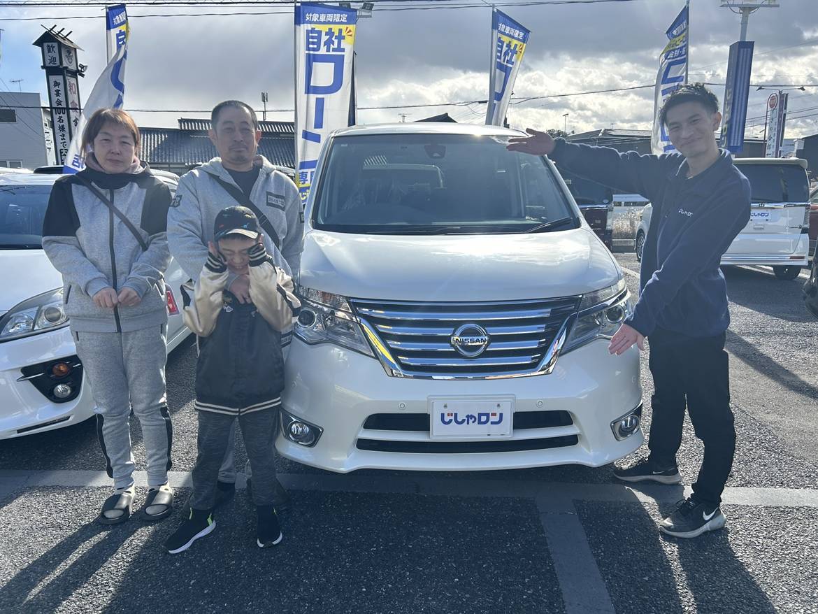 ◇ご納車◇セレナをご納車させて頂きました！