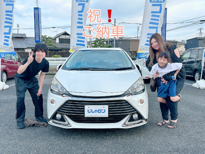 ◆ご納車◆アクアをご納車させていただきました！