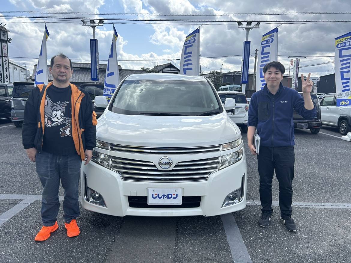 ◆ご納車◆エルグランドをご納車させていただきました！