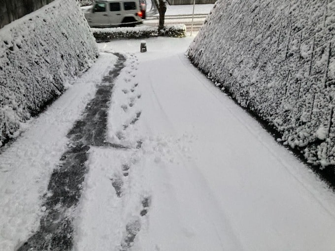 明日も降雪に注意！！