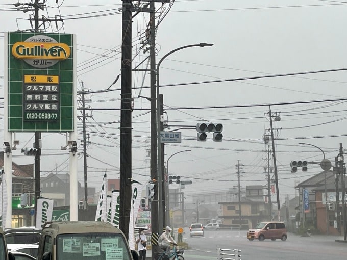 安定しない天気ゲリラ豪雨