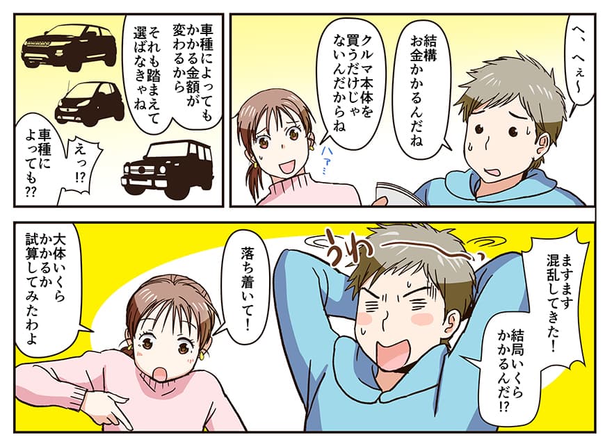 画像:年間の維持費を計算してみよう!