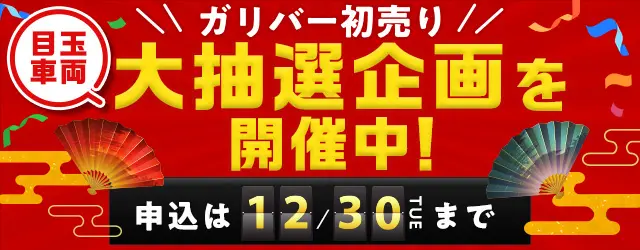 大抽選企画を開催中！