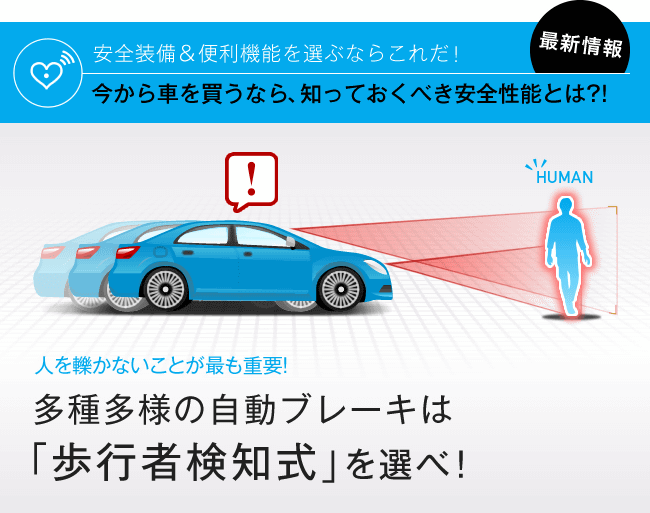 自動ブレーキなど 安全装備情報 安全 便利機能を選ぶならこれだ 中古車のガリバー