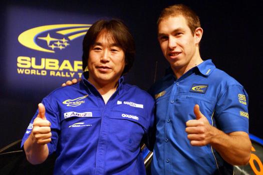 【SUBARU 06WRC】新井 敏弘、C.アトキンソン各選手