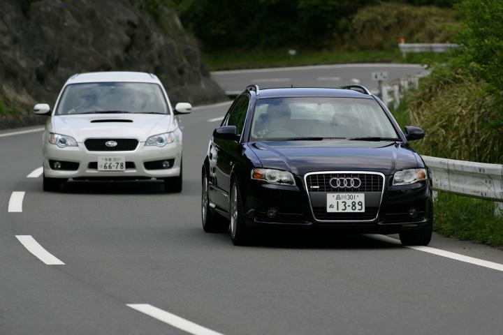 ザ 対決 スバル レガシィ ツーリングワゴン Vs アウディ アバント 徹底比較試乗