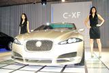 ジャガー「NEW XJ」「XKR Portfolio」「C-FX」発表会にて／C-XFお披露目