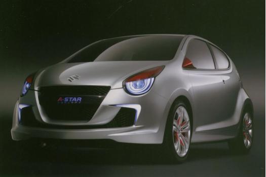 インド デリーモーターショーに参考出品 スズキ ファミリー をテーマとした世界戦略車 コンセプトa Star を発表