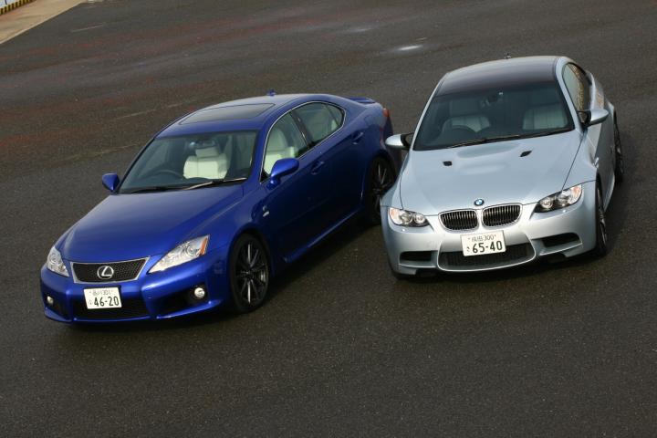 レクサス Is F 対 Bmw M3クーペ 徹底比較 レクサス Is F Vs Bmw M3クーペ ザ 対決 比較試乗