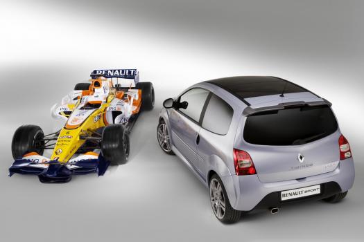 ルノー 新型トゥインゴ「TWINGO RENAULT SPORT(トゥインゴ ルノー スポール)」　＆ ルノーF1 「R28」