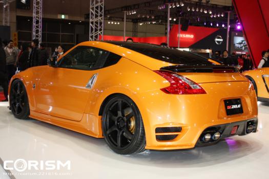 【東京オートサロン2009会場レポート】Z34型 Fairlady 370Z Zele Conplete Edition Proto(ZELEブースにて)