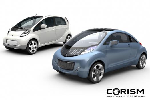 ジュネーブショー09 第2 第3の I Miev アイ ミーブ 現る 三菱からスポーツタイプのi I Miev Sport Air と 欧州向けワイドボディ Prototype I Miev 世界初公開