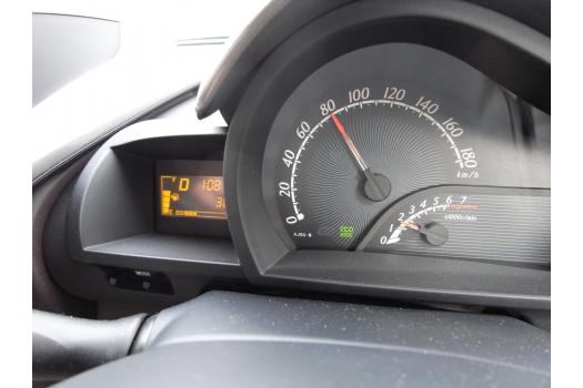 トヨタ iQ メーター 80km/h走行時（エンジン回転数1500rpm）