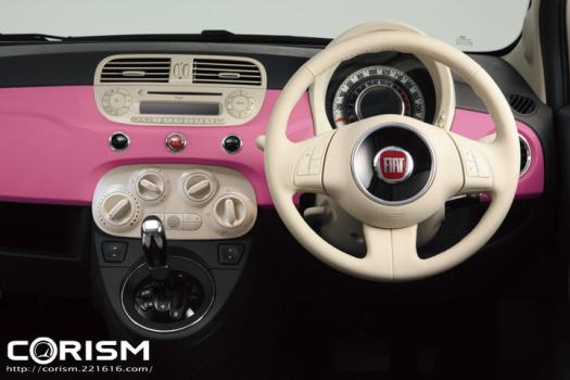 フィアット チンクエチェント 特別仕様車『FIAT 500 PINK!』　インテリア