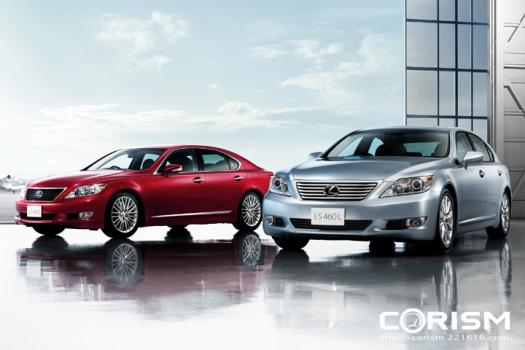 レクサス 新型「LS460 "version SZ"」(左)と「LS460L "version UZ"」(右)