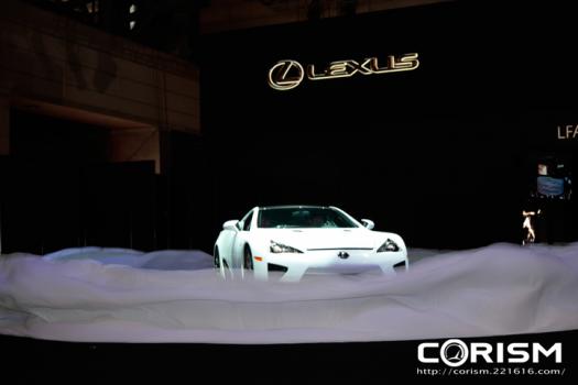 【東京モーターショー2009 速報】ワールドプレミアとなる「レクサス LFA」　アンベールの瞬間！