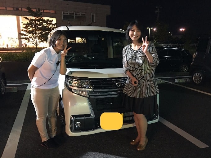 タントご納車しました☆　福島県　郡山市　軽自動車　ミニクル安積店01