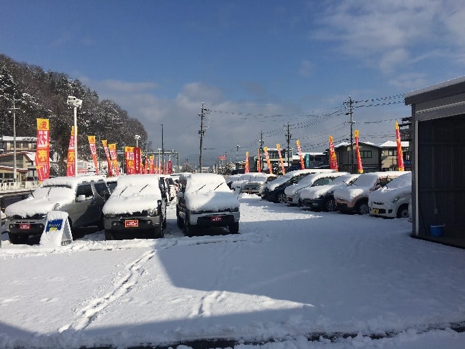 【雪が積もりました】岐阜県　高山市　中古車01