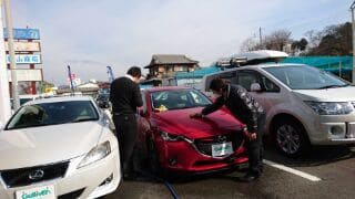 洗車日和♪展示車両ピカピカになりました！！☆ガリバー滝野社店☆01