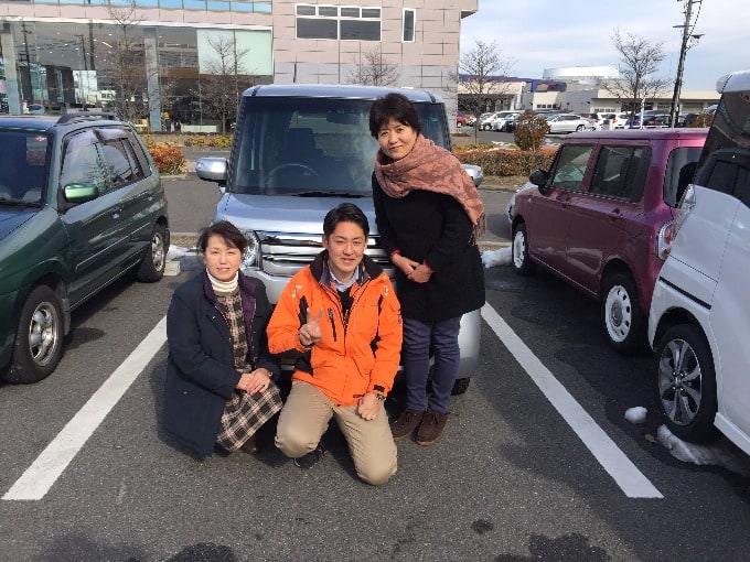 ご納車おめでとうございます♪♪　福島県　郡山市　軽未使用車　ミニクル安積店01