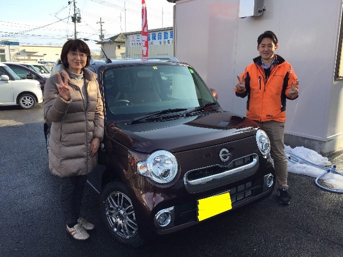 ご納車おめでとうございます♪♪　福島県　郡山市　軽未使用車　ミニクル安積店02