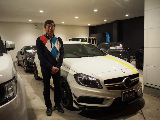 M様　AMG A45 4マチック　イエローカラーライン　ご納車おめでとうございます。01