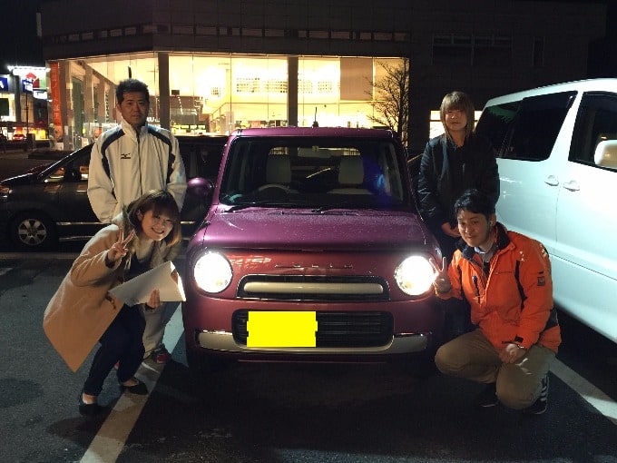 ご納車おめでとうございます！　福島県　郡山市　軽未使用車　ミニクル安積01