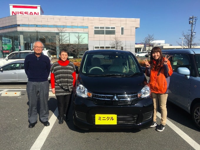 祝☆ご納車！ekワゴン！！【福島 郡山 軽自動車 ミニクル安積】02