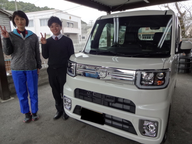 ダイハツ ウェイク 新車 納車致しました G ガリバー鹿児島川内店 お客様事例 購入 納車