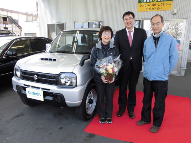 新車ジムニーご納車風景01