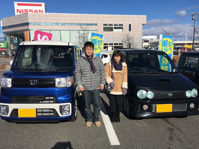 ダイハツ ウェイク L SA Ⅱご納車おめでとうございます！01