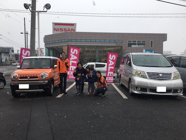 祝☆ご納車！！H26 スズキ ハスラー Ｇ 4WD03