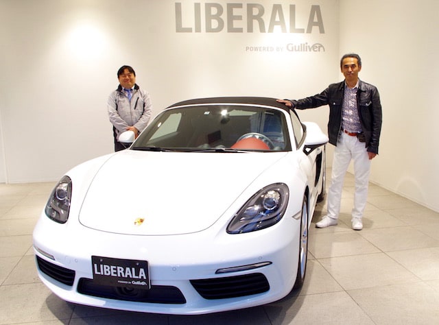 ご納車報告　Porsche 718 Boxster01