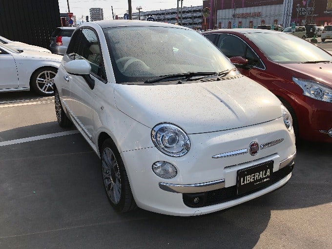 お洒落なお車！フィアット500 ツインエアラウンジ01