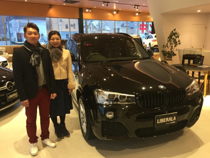 Bmw X3 Xdrive d Mスポーツご納車 Lb Liberala リベラーラ札幌白石 お客様事例 購入 納車