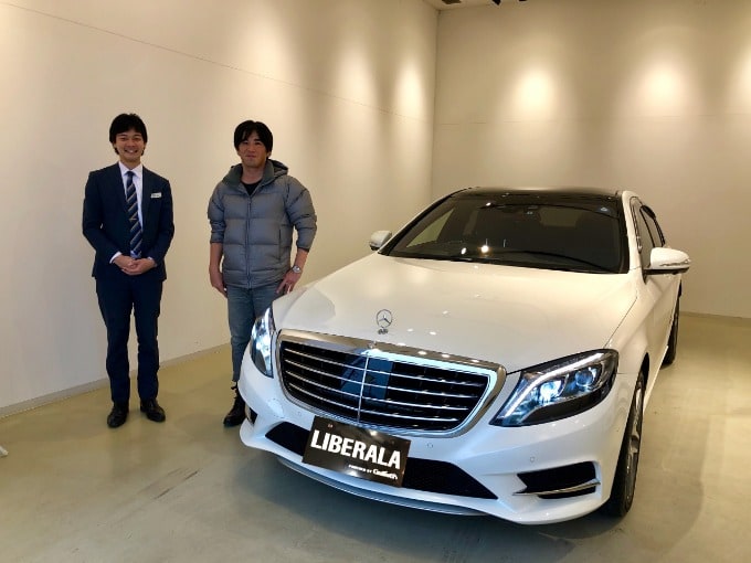 ご納車報告　M•ベンツ　S300 ハイブリッド　エクスクルーシブ01