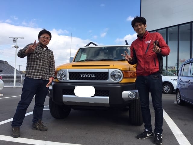 ☆FJクルーザーご納車☆01