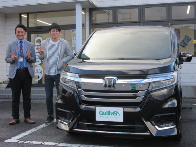 ご納車 ステップワゴンハイブリッド 車買取販売ならガリバー本宮店の事例紹介 G 中古車のガリバー