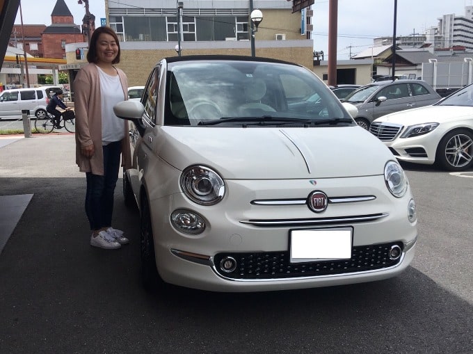 フィアット ５００ｃ ツインエア ラウンジ ご納車いたしました 車買取販売ならliberala リベラーラ熊本の事例紹介 Lb 中古車のガリバー