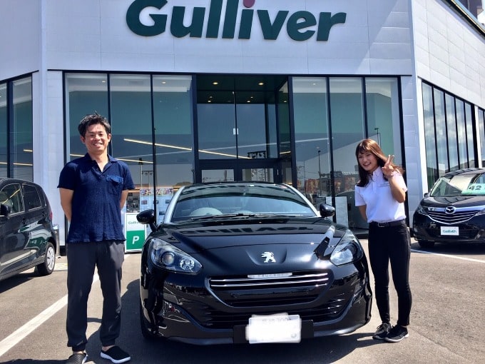 祝 M様 プジョーrcz ご納車させていただきました 車買取販売ならガリバー大村店のお知らせ G 中古車のガリバー