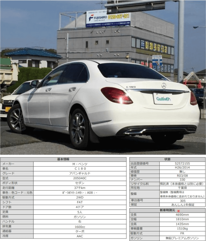 '14 Ｍ・ベンツ Ｃ１８０ アバンギャルド02